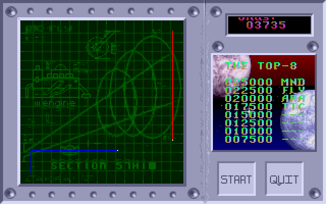 Falctron atari screenshot